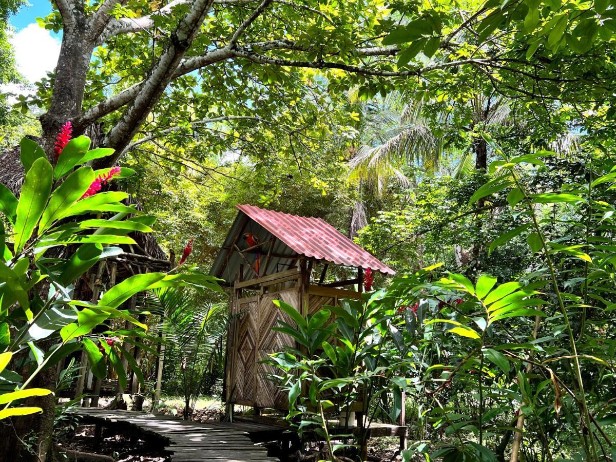 Cabanas Bambutan Palenque Bagian luar foto