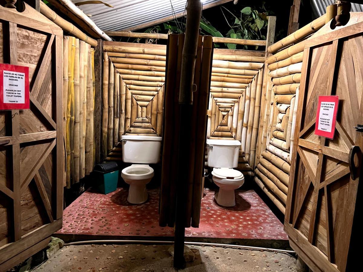 Cabanas Bambutan Palenque Bagian luar foto
