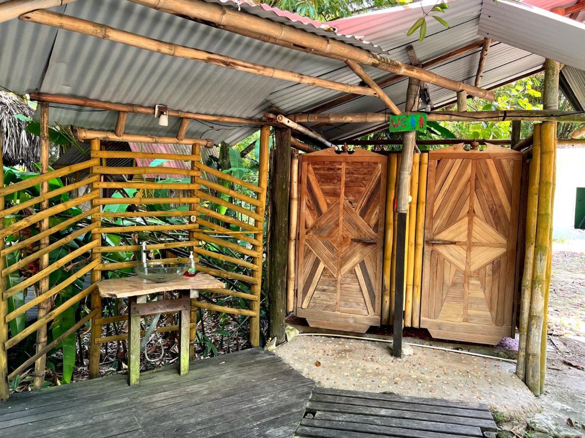 Cabanas Bambutan Palenque Bagian luar foto