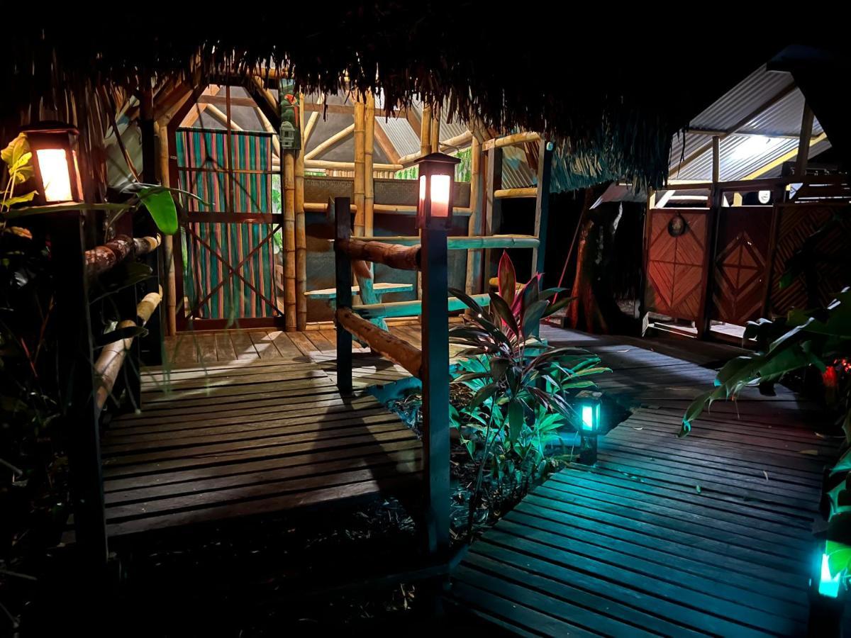 Cabanas Bambutan Palenque Bagian luar foto