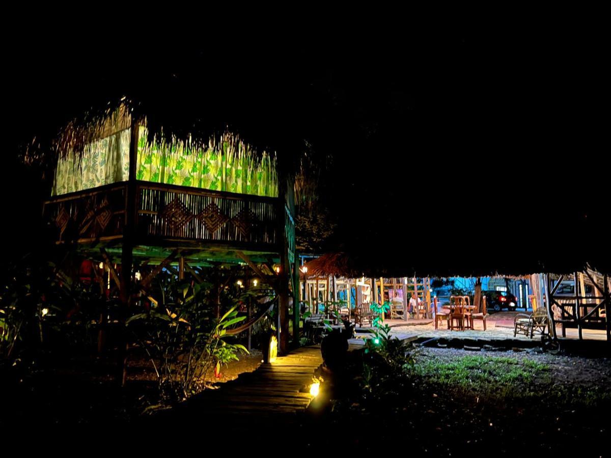 Cabanas Bambutan Palenque Bagian luar foto
